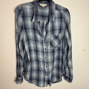 Lucky Brand Indigo Checkered Shirt